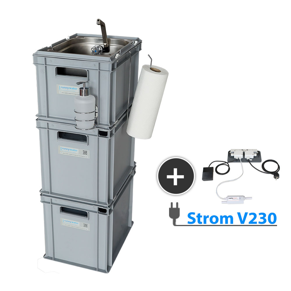 Wasserkanister 20 L + 3 Liter extra - Kanister Eurobox-Wassertank (WT0)